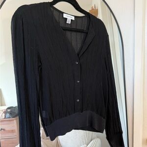 Calvin Klein Black Button Down Shirt